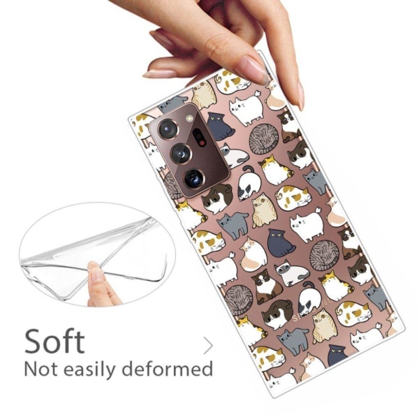 Deco Samsung Galaxy Note 20 Ultra kotelot - Kissat Multicolor