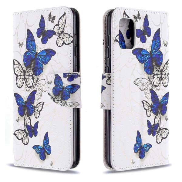 Wonderland Samsung Galaxy A31 flip-etui - Blå Sommerfugler Multicolor