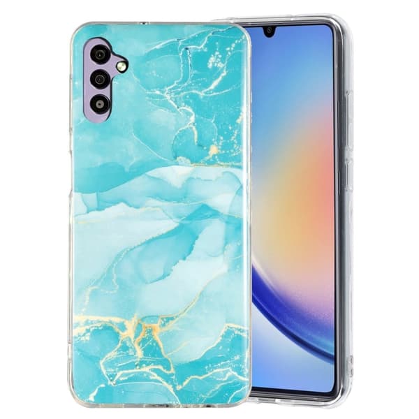 Marble Samsung Galaxy A34 5G Etui - Grønn Green