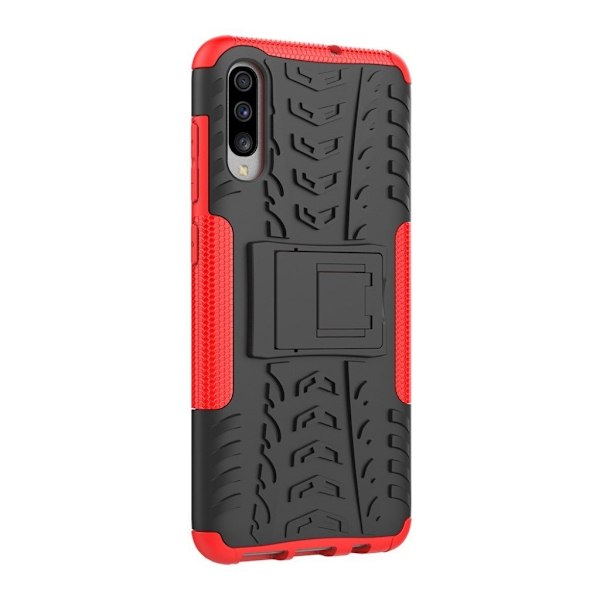 Samsung Galaxy A70 dæk hybrid cover - rød Red