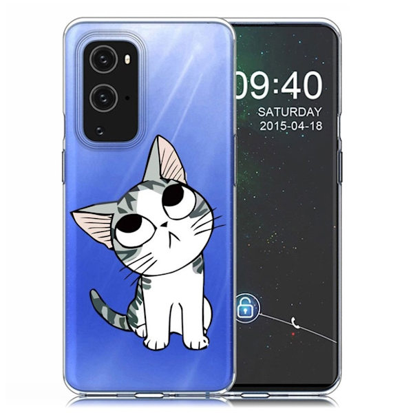 Deco OnePlus 9 Pro Etui - Katt White