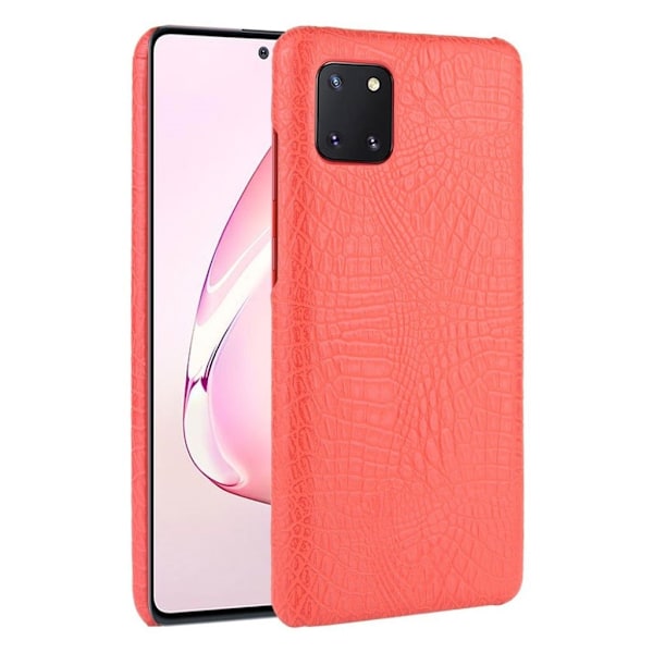 Croco veske - Samsung Galaxy Note 10 Lite - Rød Red