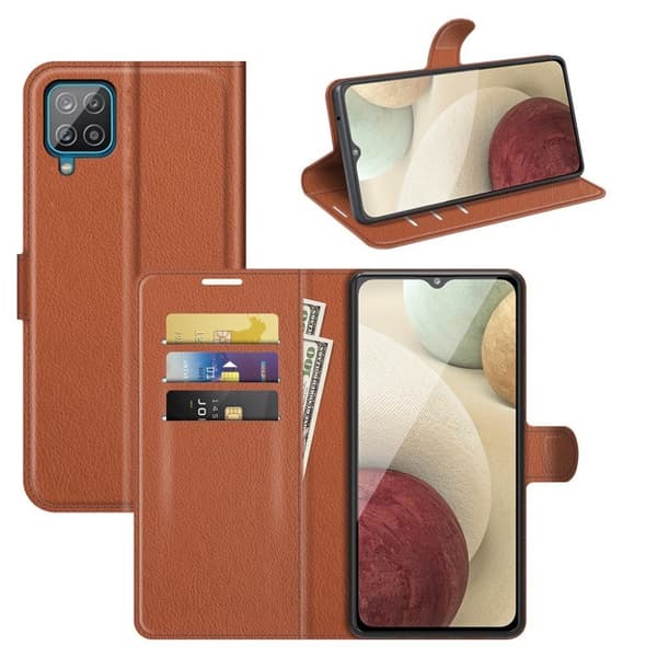 Classic Samsung Galaxy A22 4G fodral - Brun Brun