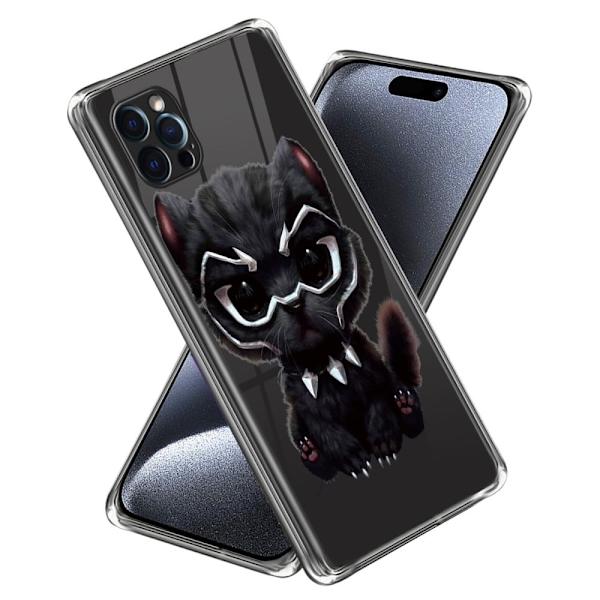 Deco iPhone 15 Pro Max deksel - Svart Katt Black