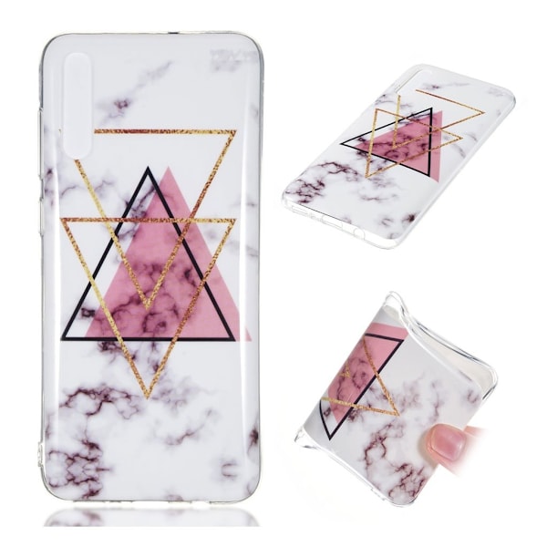 Marble design Samsung Galaxy A70 kotelot - Tyyli V Multicolor