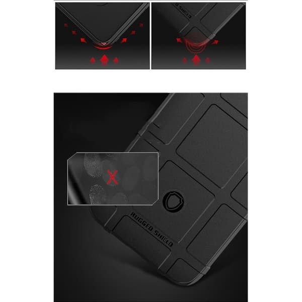 Rugged Shield Cover - Samsung Galaxy A51 - Sort Black