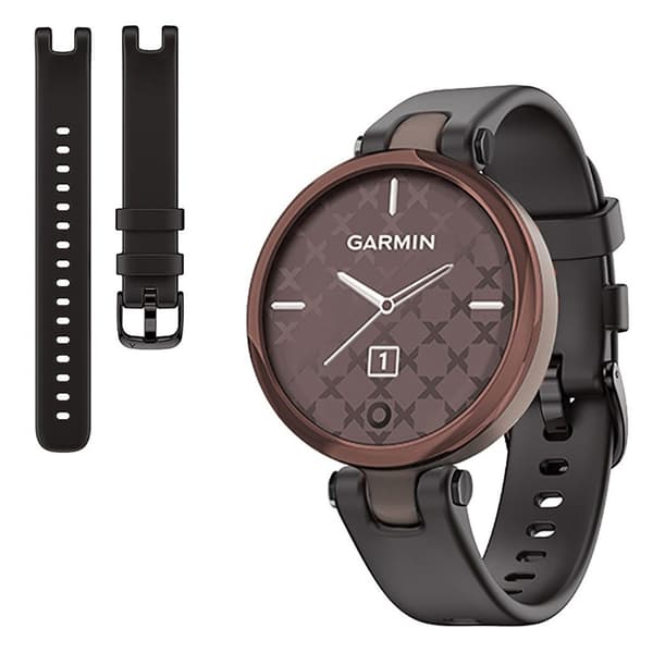 Garmin Lily yksinkertainen silikoninen kellonauha - Musta Black