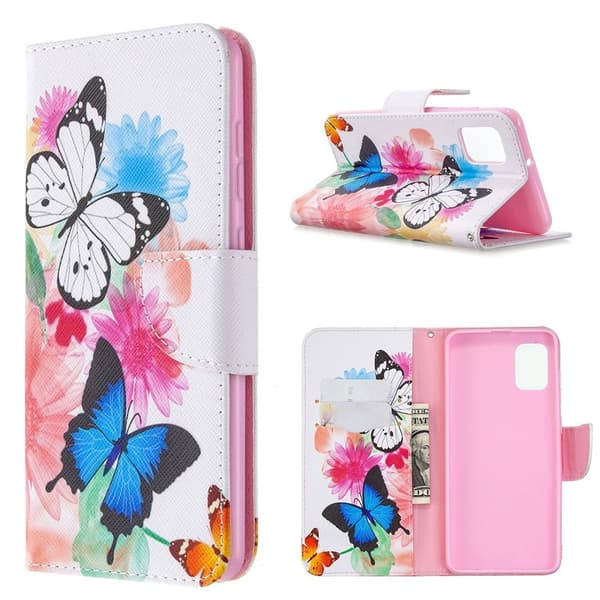Wonderland Samsung Galaxy A31 Etui - Sommerfugle Multicolor