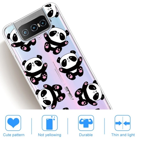 Deco Asus Zenfone 7 Pro cover - Sort Black