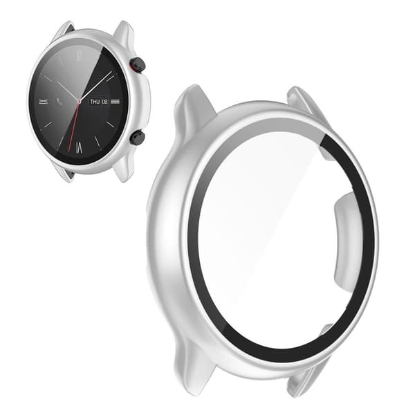 Amazfit GTR 2 eSIM / GTR 2e / GTR 2 ramme + hærdet glas - Sølv Silver grey