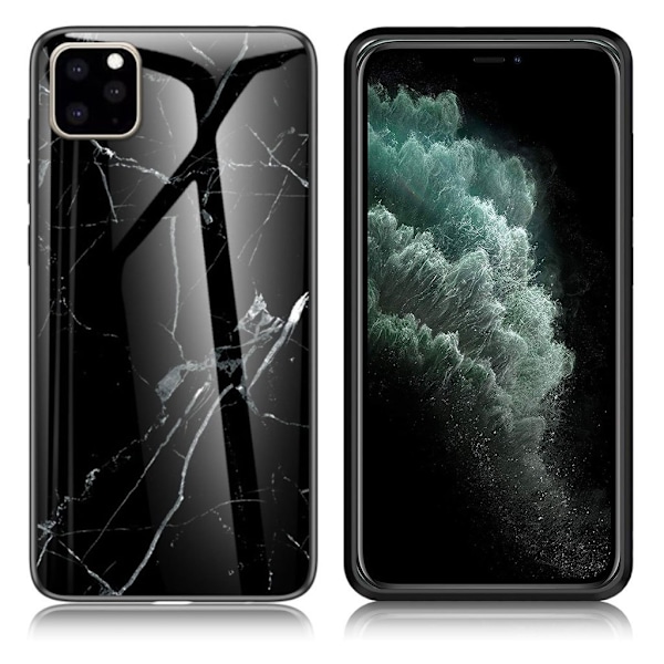 Fantasy Marmor iPhone 11 Pro Max skal - Svart Svart