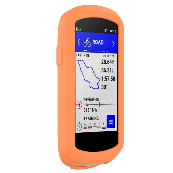 Garmin Edge 1040 silikoneovertræk - Orange Orange