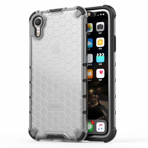 Bofink Honeycomb iPhone Xr deksel - Grå Silver grey