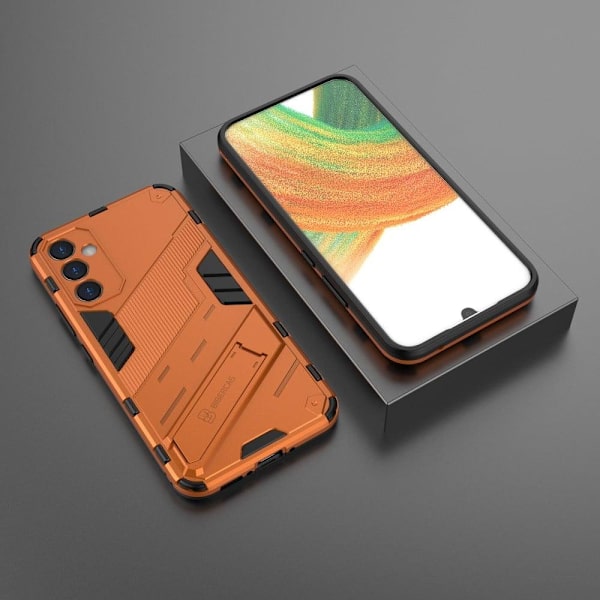 Iskunkestävä hybridikotelo Samsung Galaxy A34 5G - Oranssi Orange