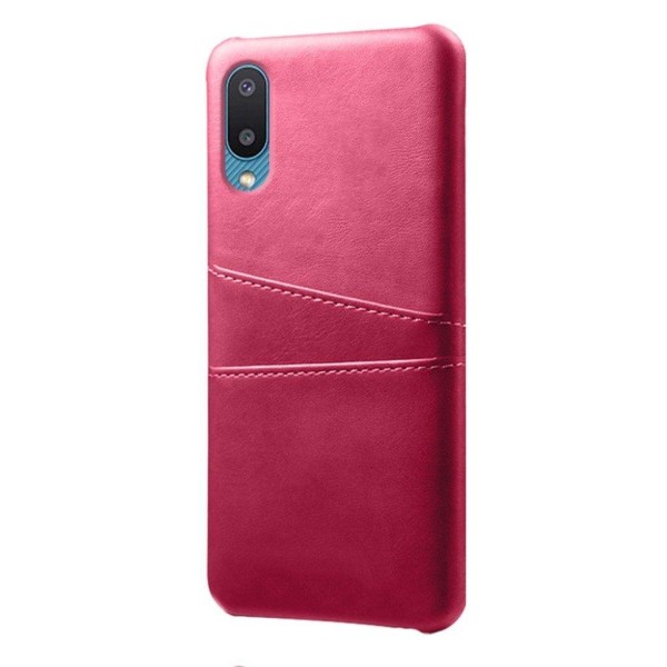 Dual Card Samsung Galaxy A02 cover - Rose Pink