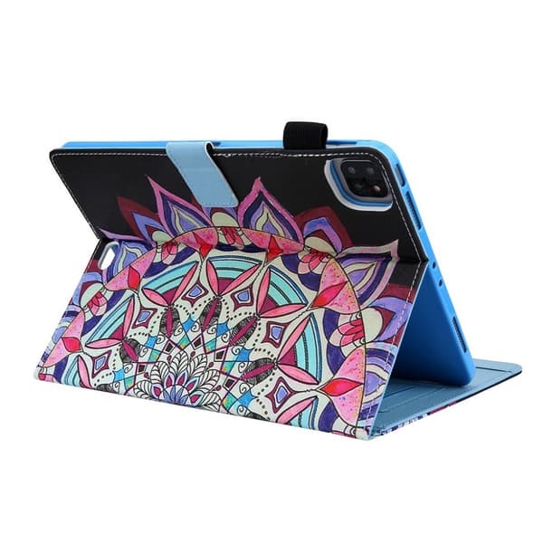 iPad Air (2020) / Pro 11 Inch (2020) Mønster Lær Etui - Mandala Multicolor