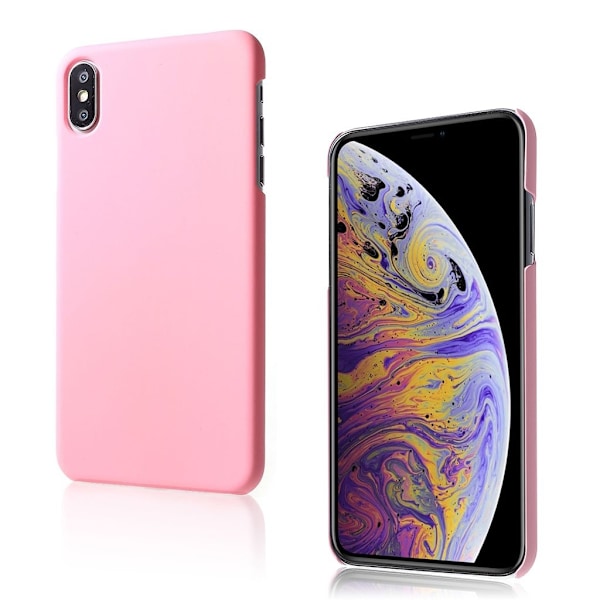 iPhone XS gummerat fodral - Rosa Rosa
