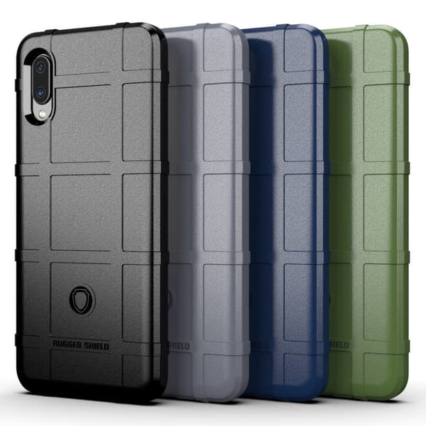 Rugged Shield Etui Samsung Galaxy M02 - Svart Black