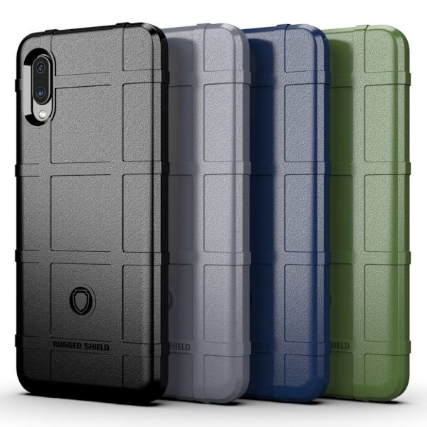 Rugged Shield Samsung Galaxy M02s skal - Svart Svart