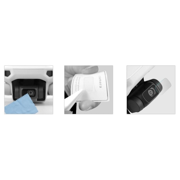 DJI Mavic Mini karkaistu lasi kameran linssin suojus Transparent