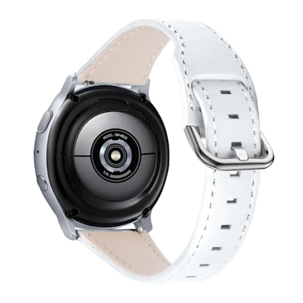 Garmin Vivoactive 4 elegant urrem i okselæder - Hvid White