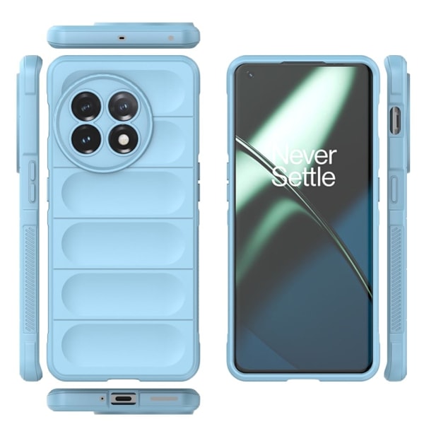 Mjukt greppformat OnePlus 11 skal - Blå Blå
