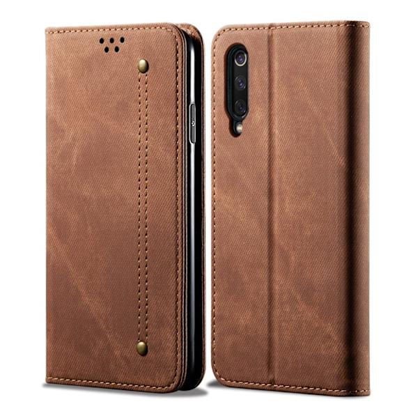 Jeans Xiaomi Mi 9 etui - Kaffe Brown