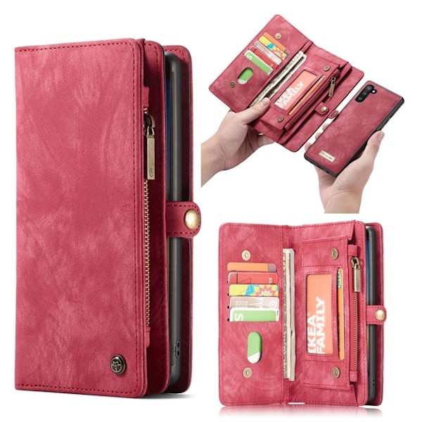 CaseMe Samsung Galaxy Note 10 2in1 kotelot - Punainen Red