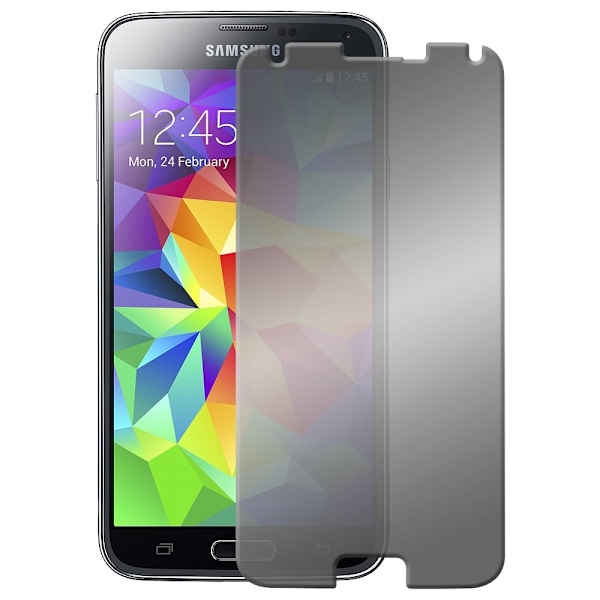 Mirror Samsung Galaxy S5 fodral - Silver/Grå Silvergrå