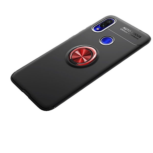 Xiaomi Redmi Note 7 rengaspidike   suojakotelo - Musta / Punainen Multicolor
