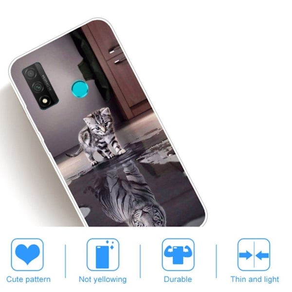 Deco Huawei P Smart 2020 Cover - Kat og Reflektion Multicolor