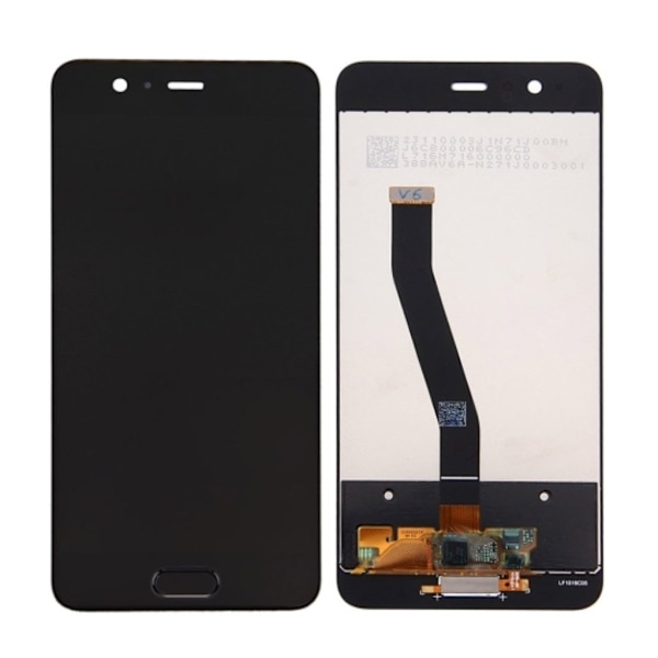 Huawei P10 OEM LCD skærmbeskytter og digitizer Montage - Sort Black