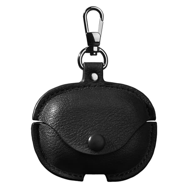 Xiaomi Redmi Buds 6 Charging Case Cover Leather Bump Resistant Earbuds Protective Case - Black Black