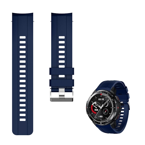 Honor Watch GS Pro silikoneurrem - Midnatsblå Blue