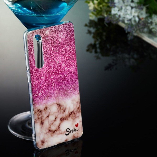 Huawei P30 marmori kuosinen pehmeä suojakotelo - Malli A Multicolor