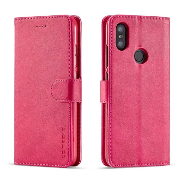 LC.Imeeke läder Xiaomi Mi A2 fodral - Rosa Rosa