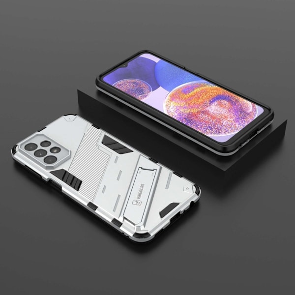 Støtsikkert hybriddeksel for Samsung Galaxy A23 - Sølv Silver grey