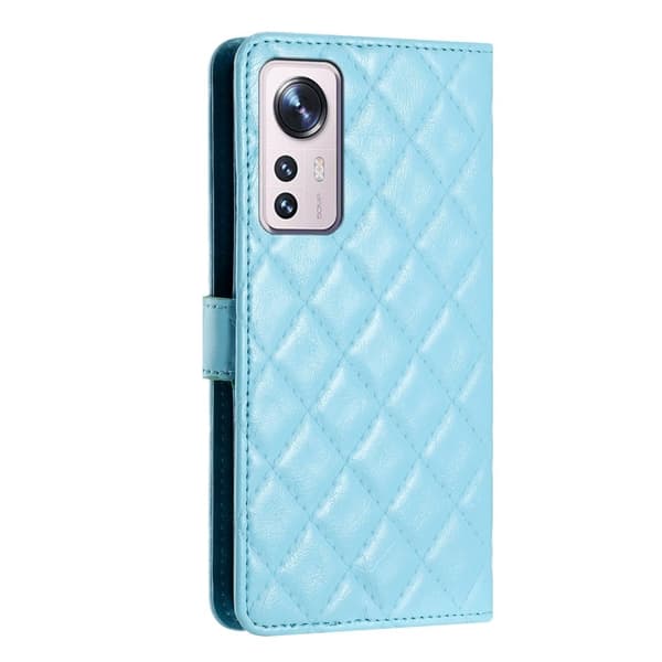 Funktionelt Xiaomi 12 Lite rombe etui med pung Blue