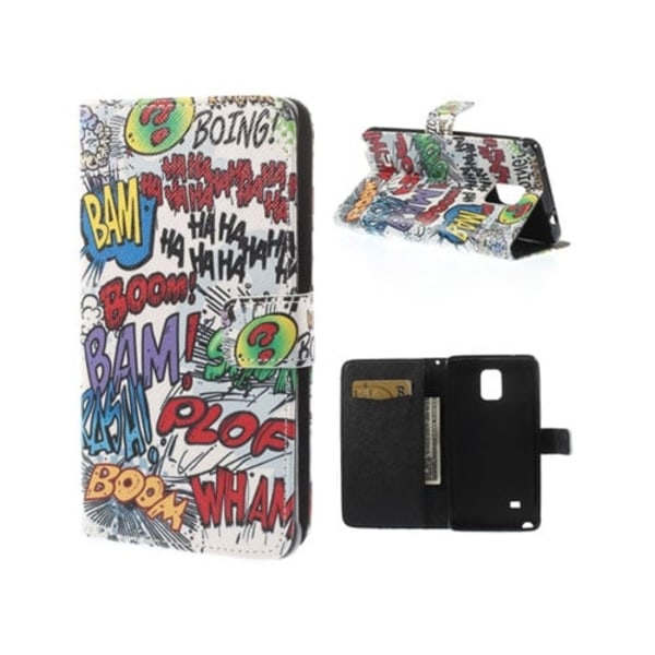 Moberg (Bam Boom) Samsung Galaxy Note 4 Læder Flip Etui Multicolor