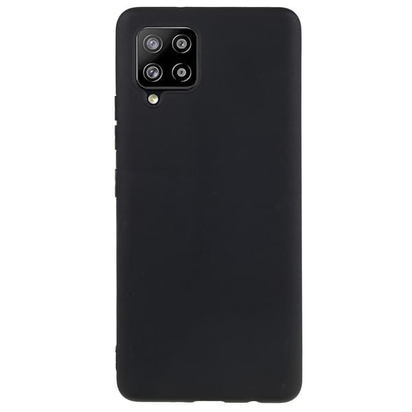Blødt og mat cover til Samsung Galaxy A42 5G Black