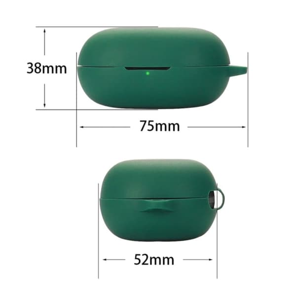 SoundPeats Life silikonfodral med spänne - Vit Vit