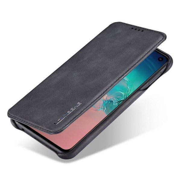 LC.IMEEKE Samsung Galaxy S10e retro etui - Sort Black