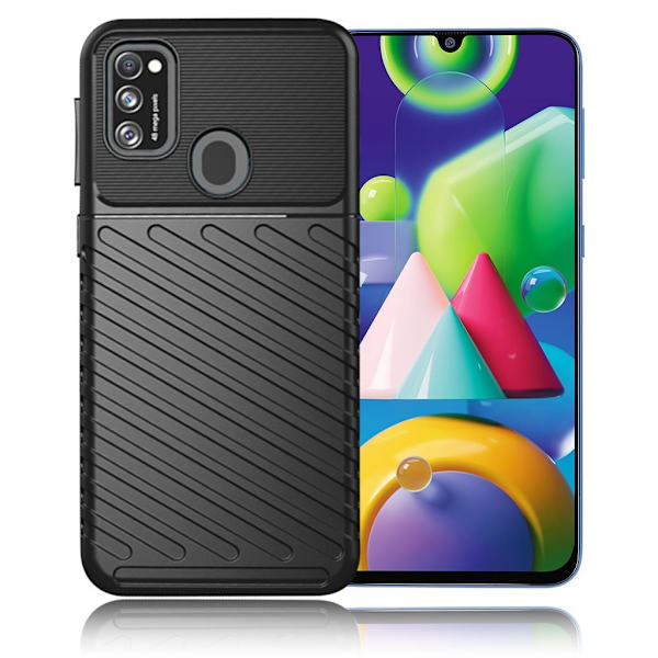 Thunder Samsung Galaxy M21 Etui - Sort Black