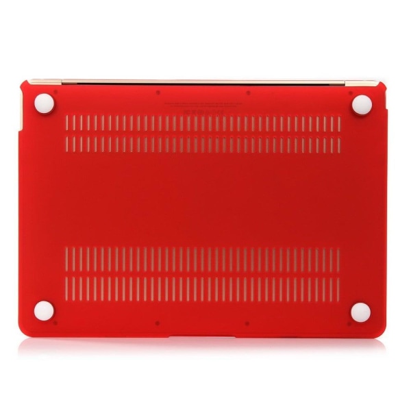 Ancker Macbook 12-inch (2015) Retina Display Nahkakotelo Korttit Red