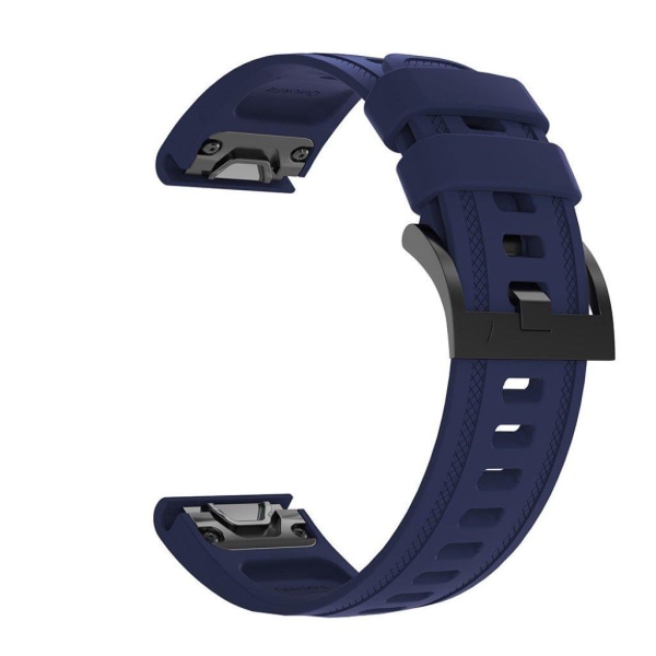 Garmin Fenix 6S silikoninen kellonauha - Tummansininen Blue