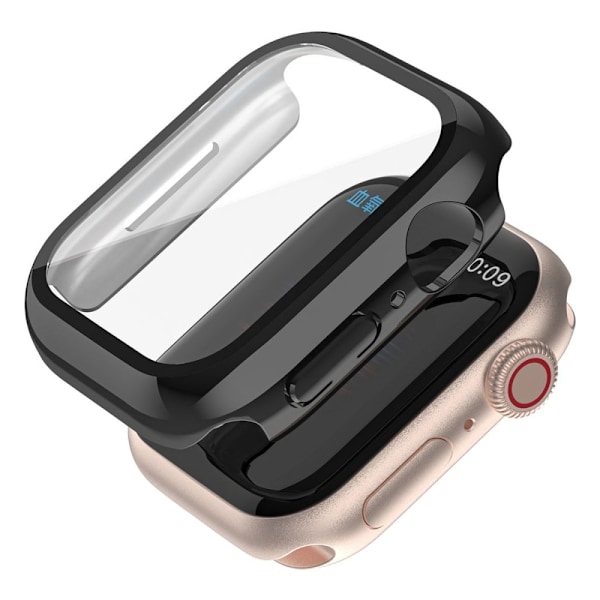 Apple Watch 40mm electroplating cover with tempered glass - Pink Rosa