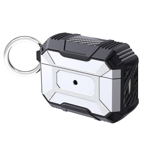 AirPods Pro 2 etui med karabinhage - Hvid White