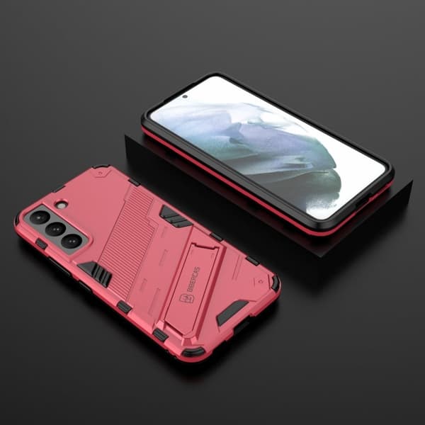 Støtsikkert hybriddeksel for Samsung Galaxy S22 - Rose Pink