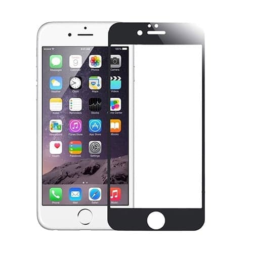 Herdet Glass (sort) Skjermbeskytter For iPhone 6 Black