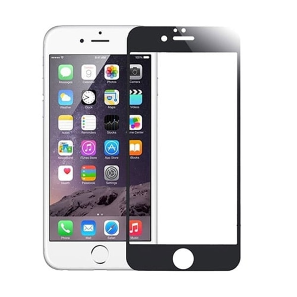 Skærmbeskyttelse i hærdet glas (sort) til iPhone 6 Black